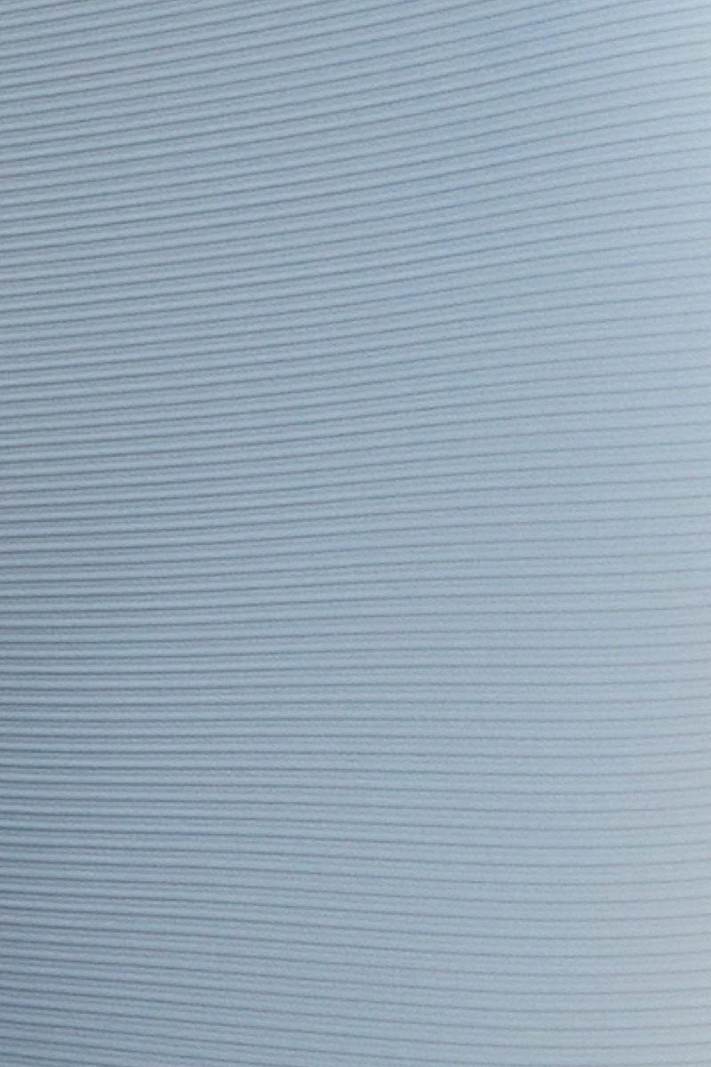 Blue Rib Legging Active Stretch Full Length