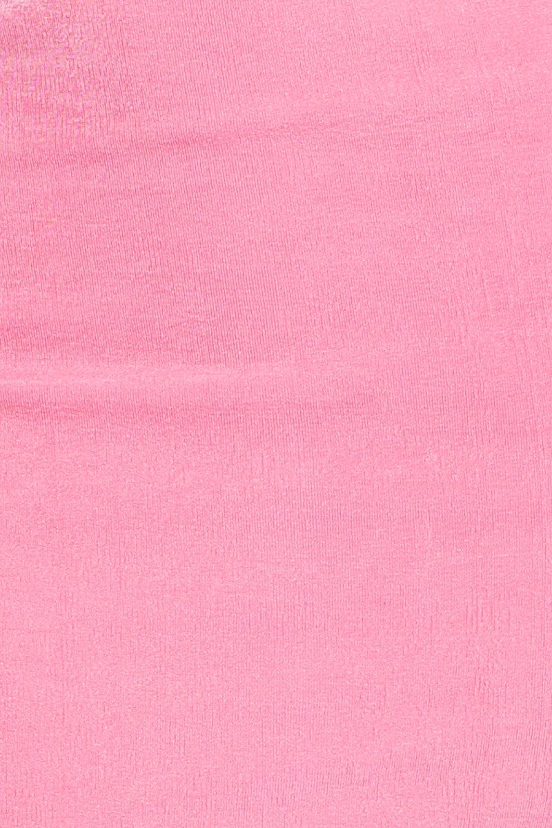 Pink Midi Dress Bodycon