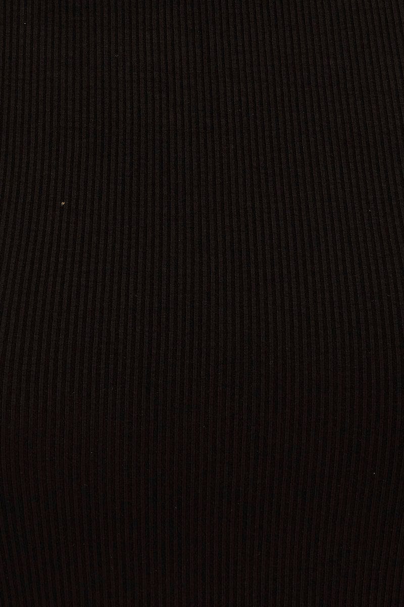 Black Dress Short Sleeve Crew Neck