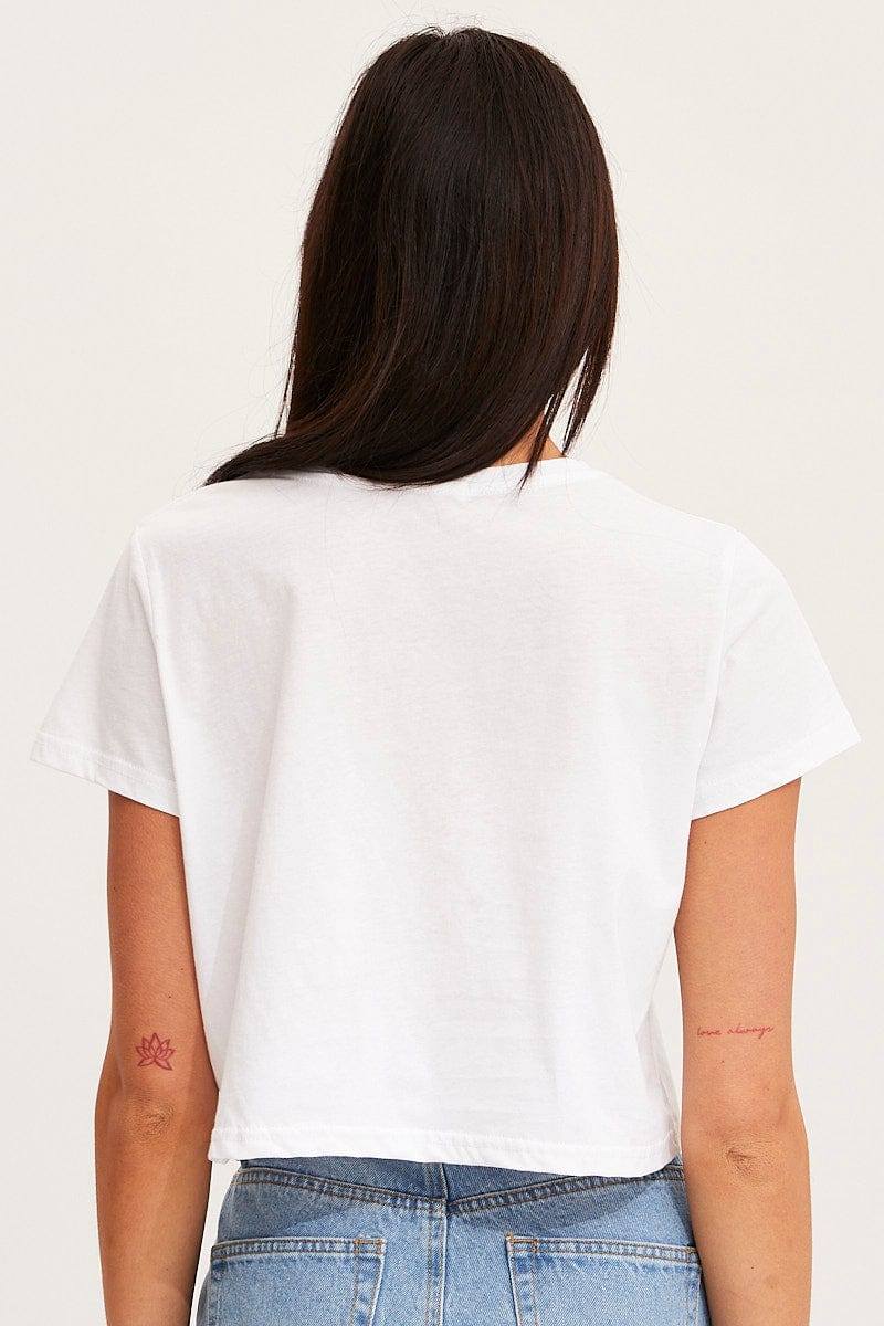 White T Shirt Short Sleeve