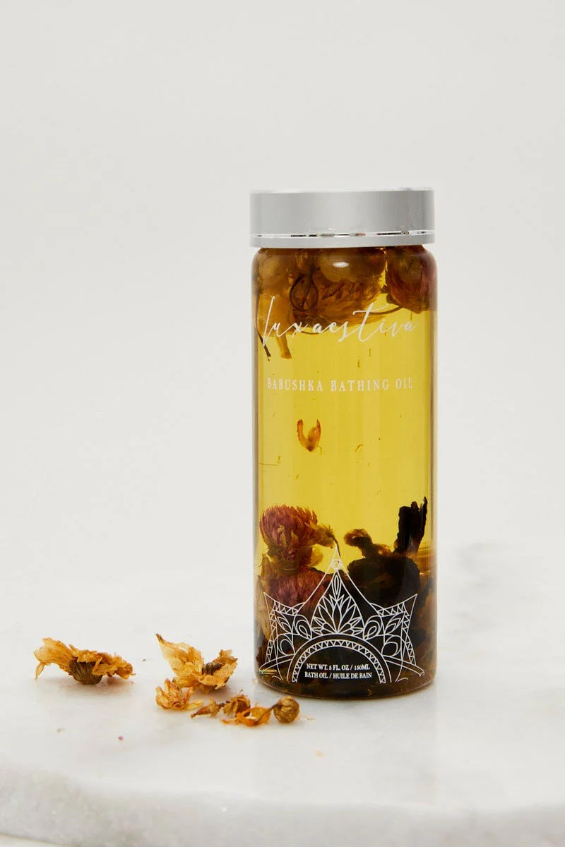 Beige Lux Aestiva Babushka Bathing Oil 150Ml