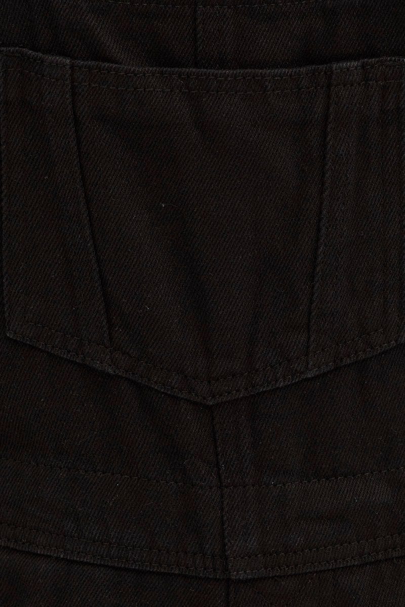 Black Denim Overall