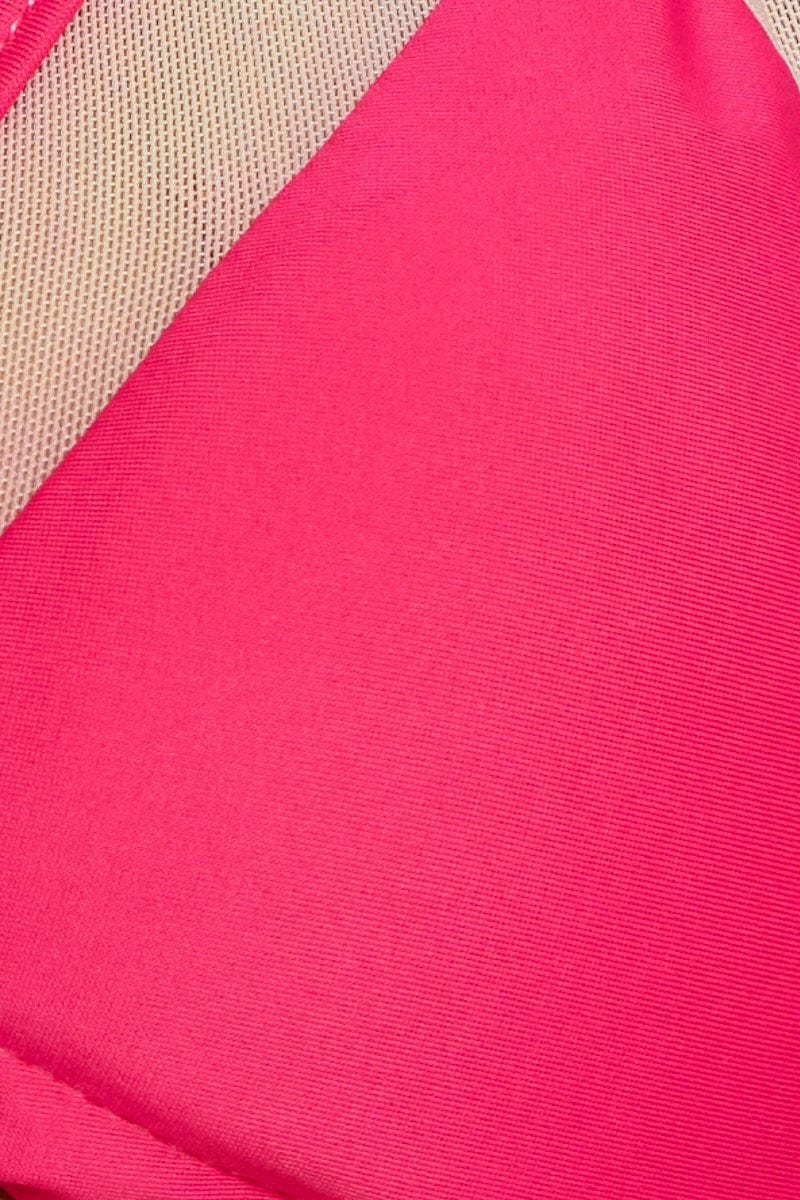 Print Tie Side Two Piece Bikini Set