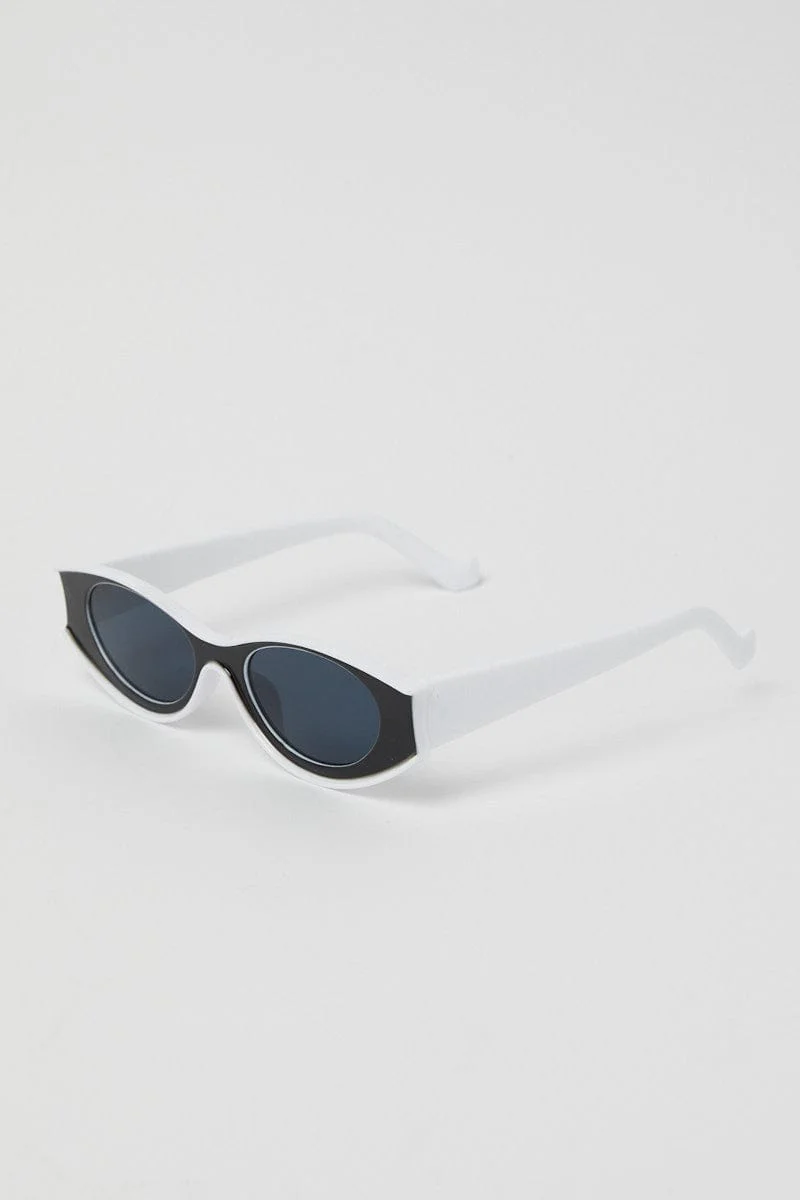 White Fashion Sunglasses