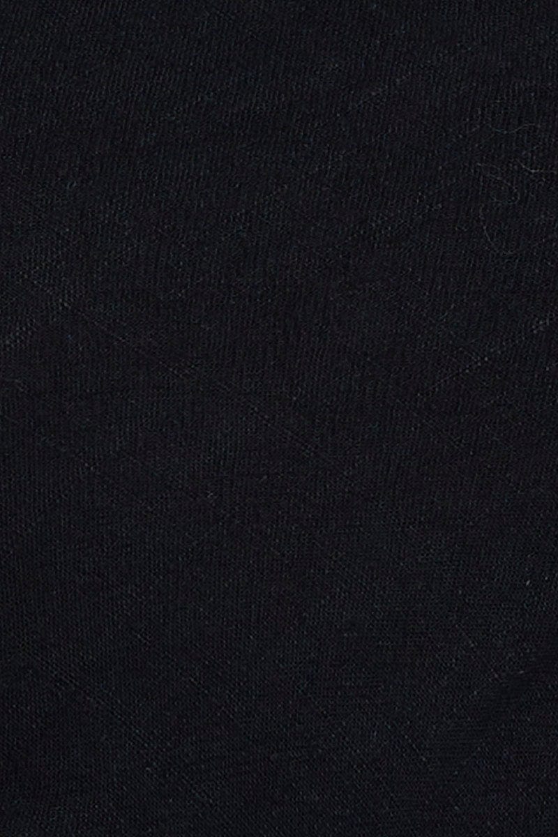 Black Halter Top Sleeveless