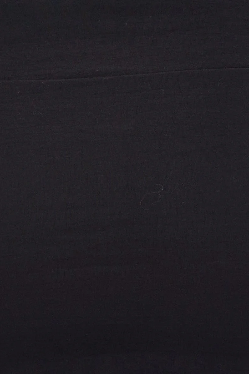 Black Mini Skirt High Rise