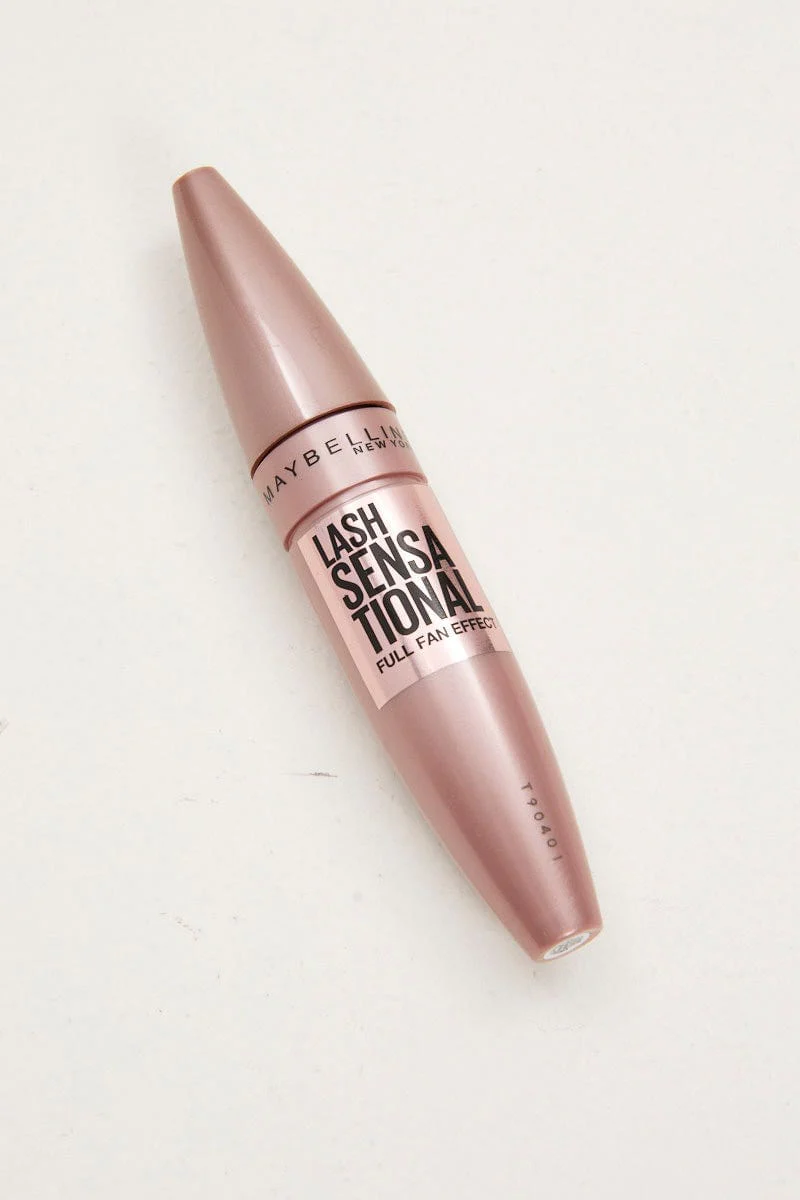 Black Maybelline Lash Sensational Mascara Blackest Black