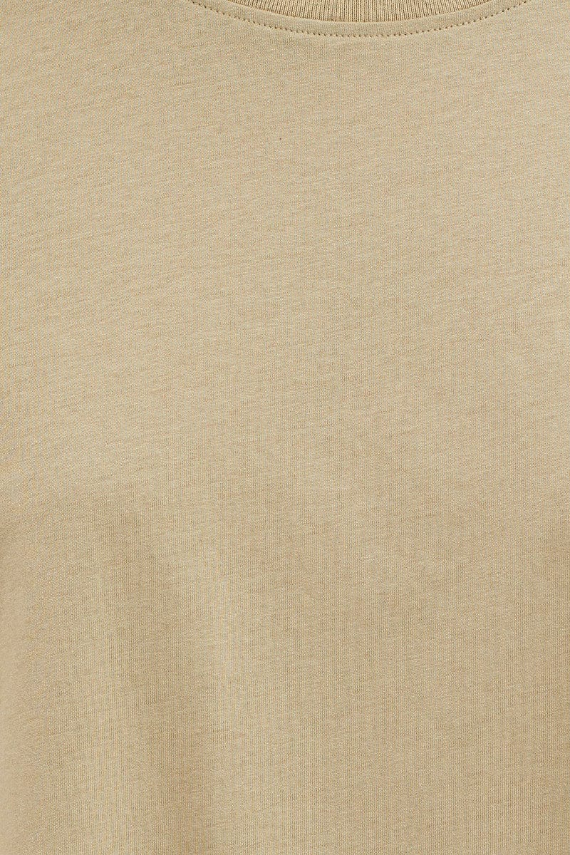 Green Oversized T Shirt Short Sleeve Crew Neck