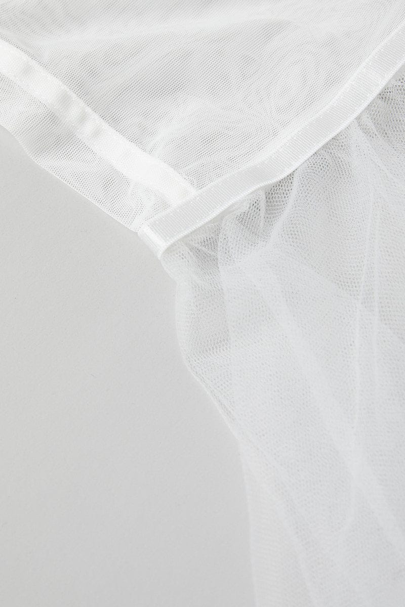 Pink Floral Embroidery Mesh Slip Dress