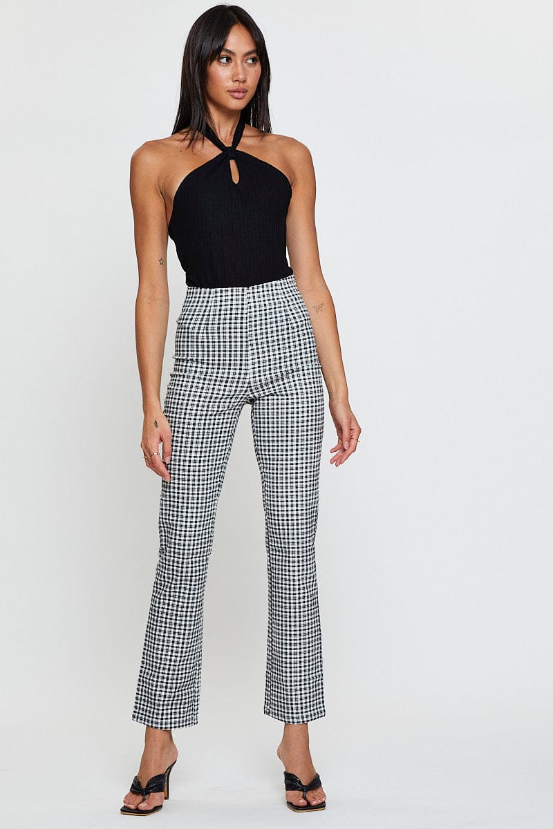 Check High Rise Leggings