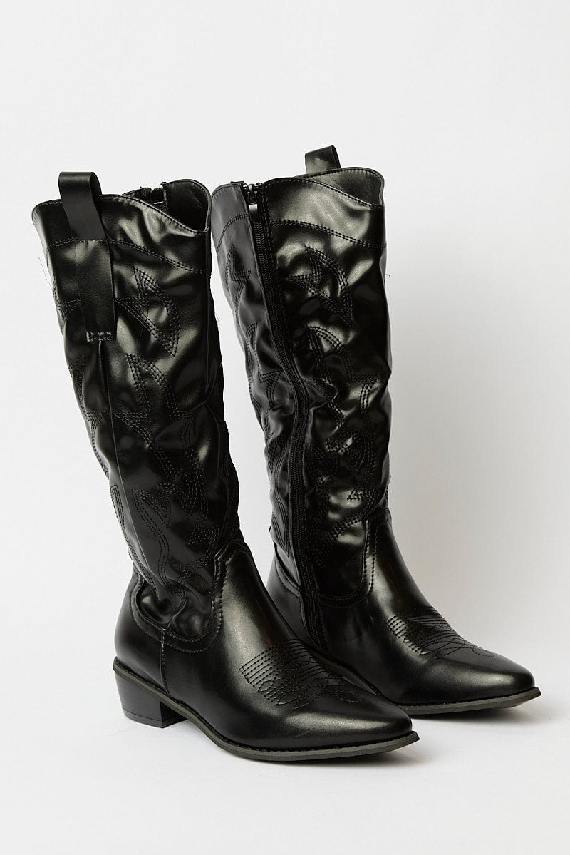 Black Cowboy Boots