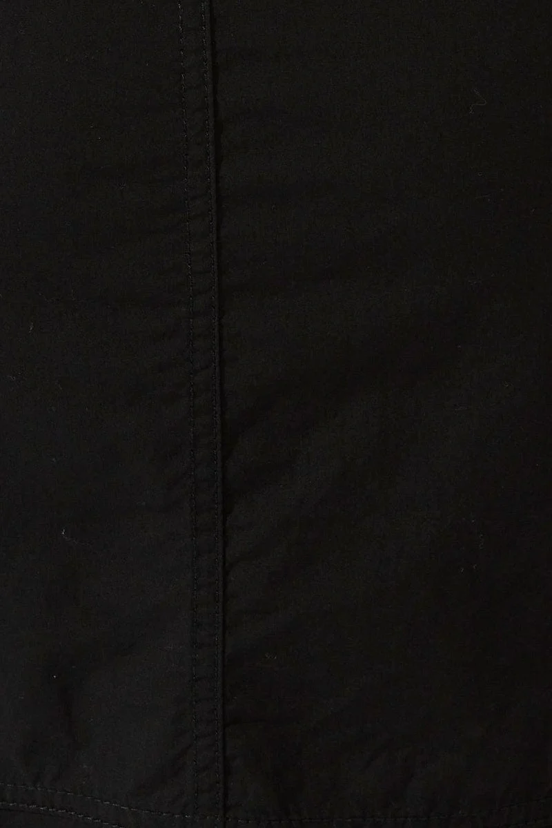 Black Maxi Skirt High Rise