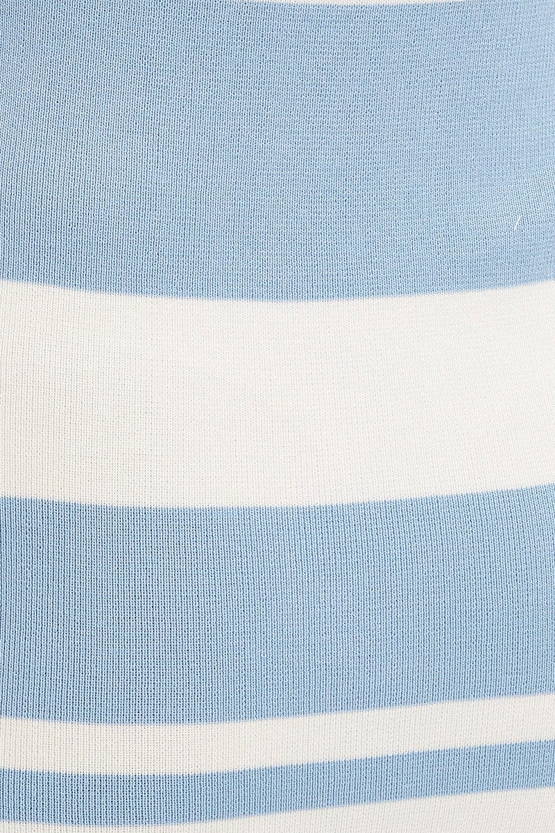 Multi Kint Midi Dress