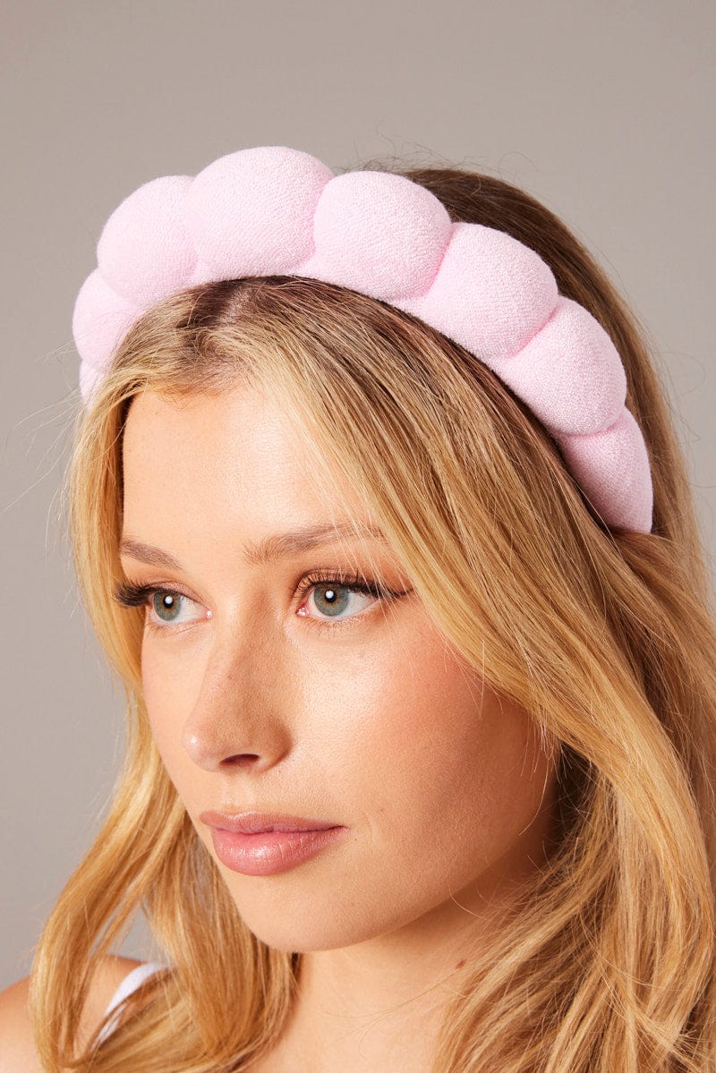 Pink Bubble Beauty Headband