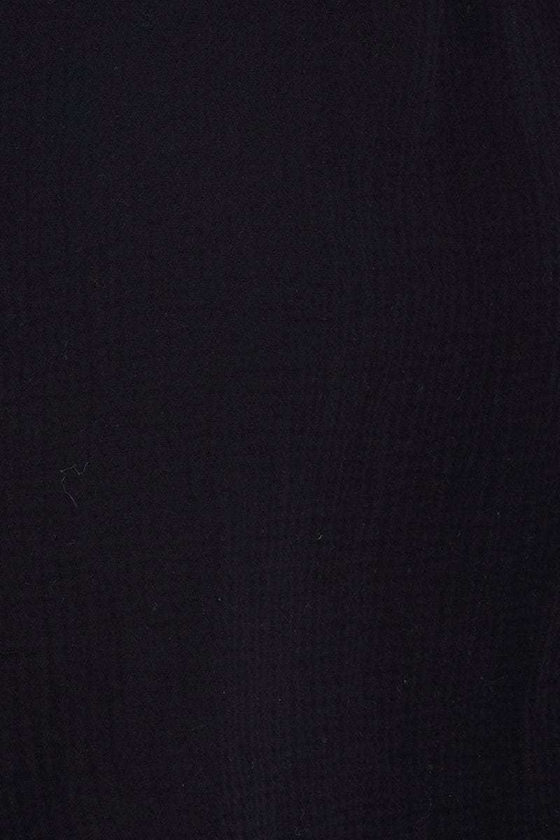 Black Mini Dress Square Neck