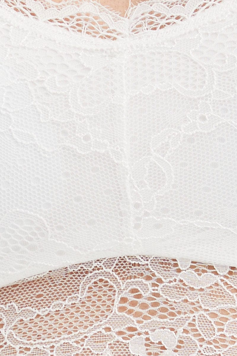 White Bralette Lace