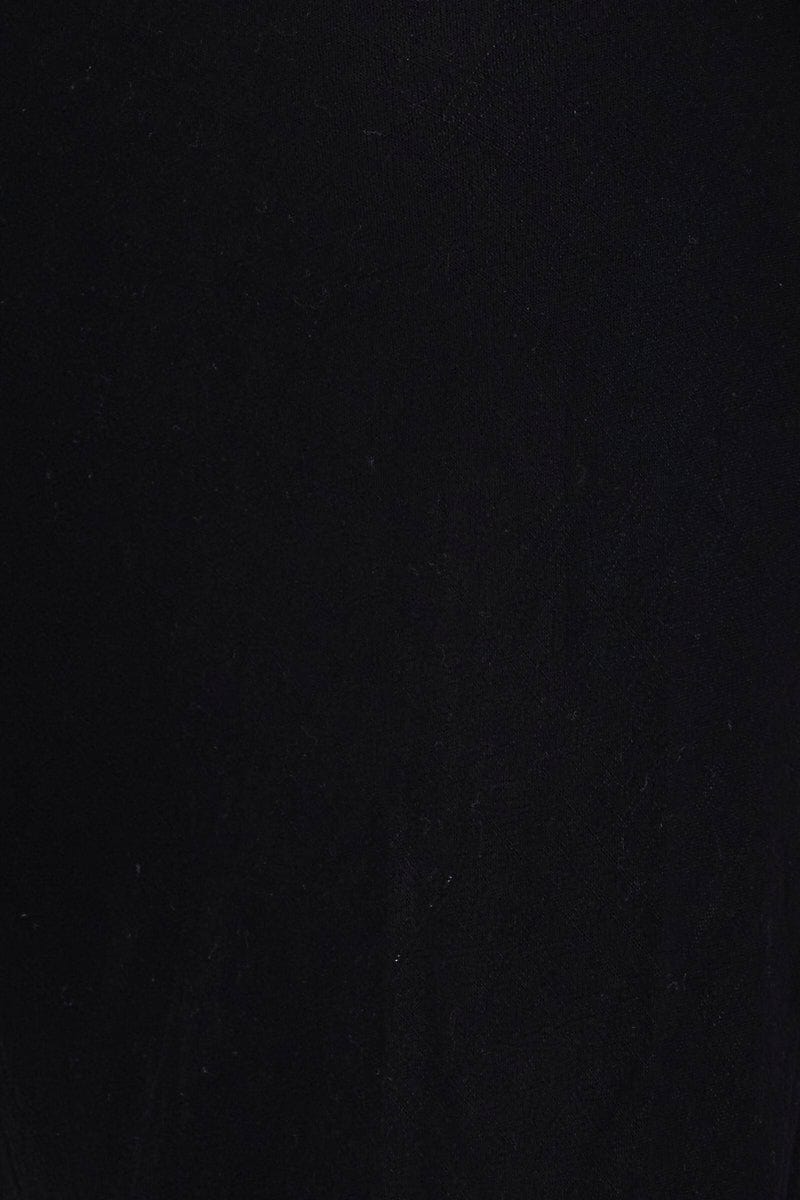 Black Maxi Dress Sleeveless Racer Neck