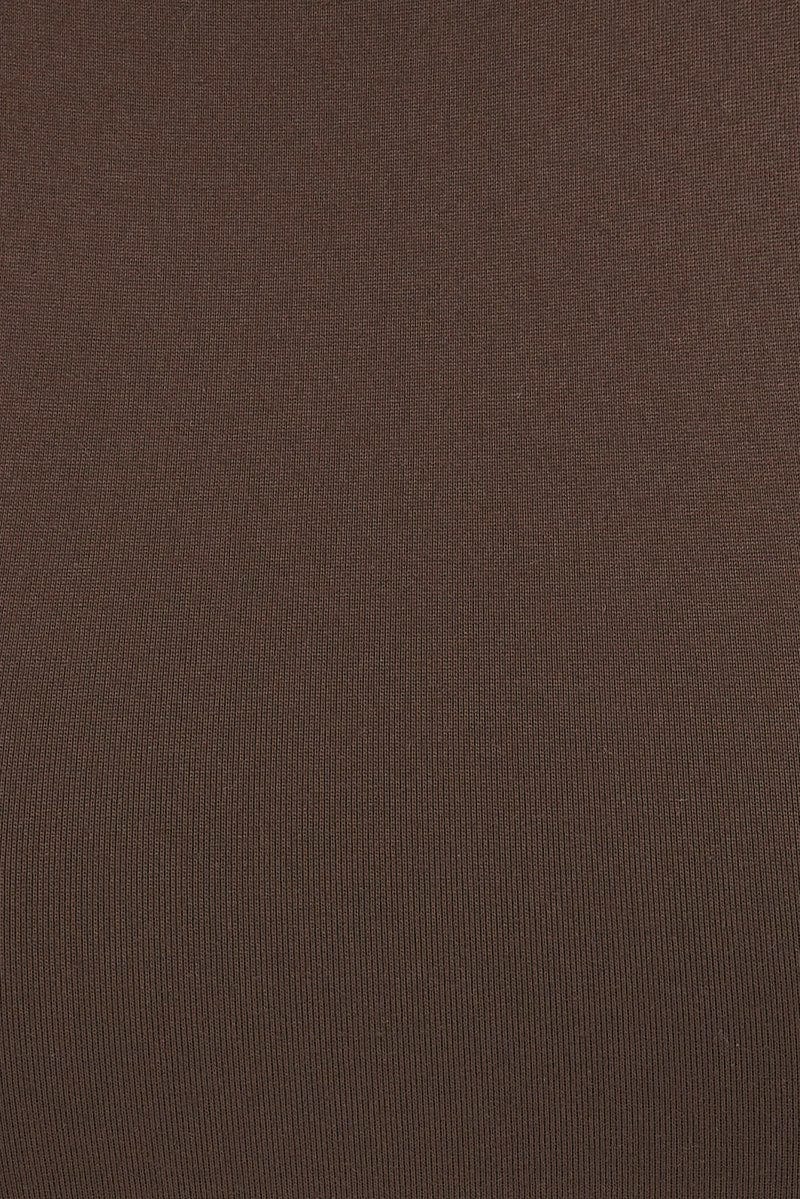 Brown Supersoft Bodysuit Sleeveless