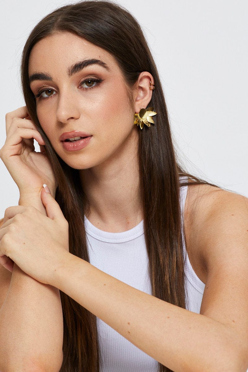 Gold Earring