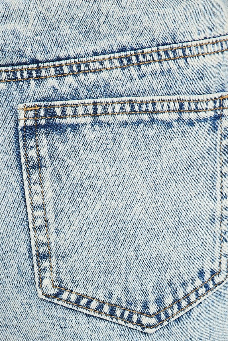 Denim Relaxed Denim Shorts