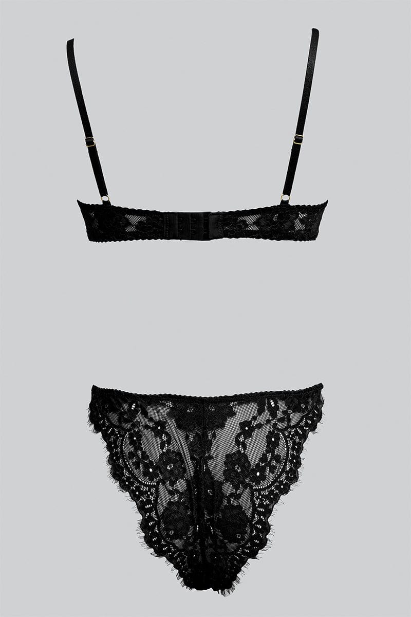 Black Lace Lingerie Set