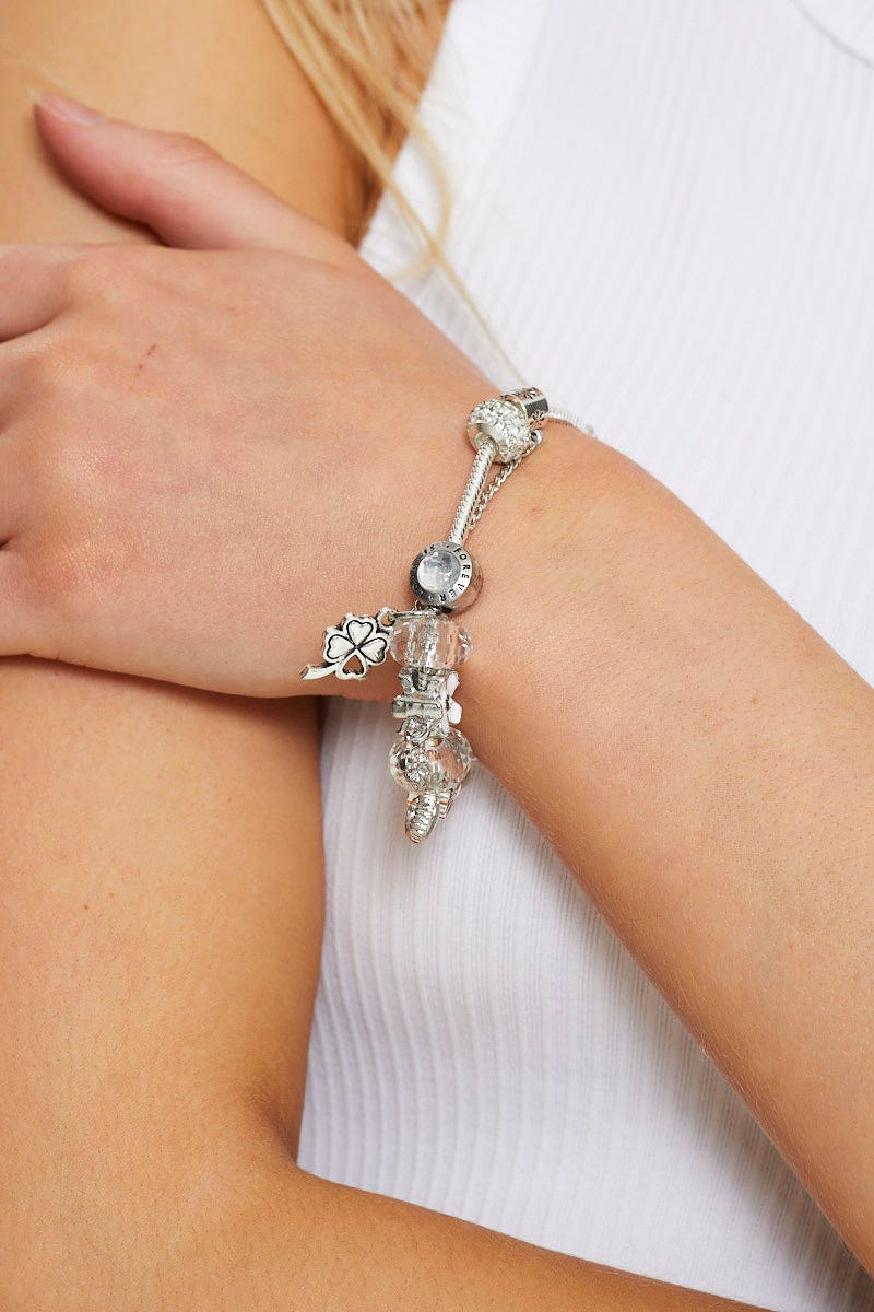Silver Charm Bracelet