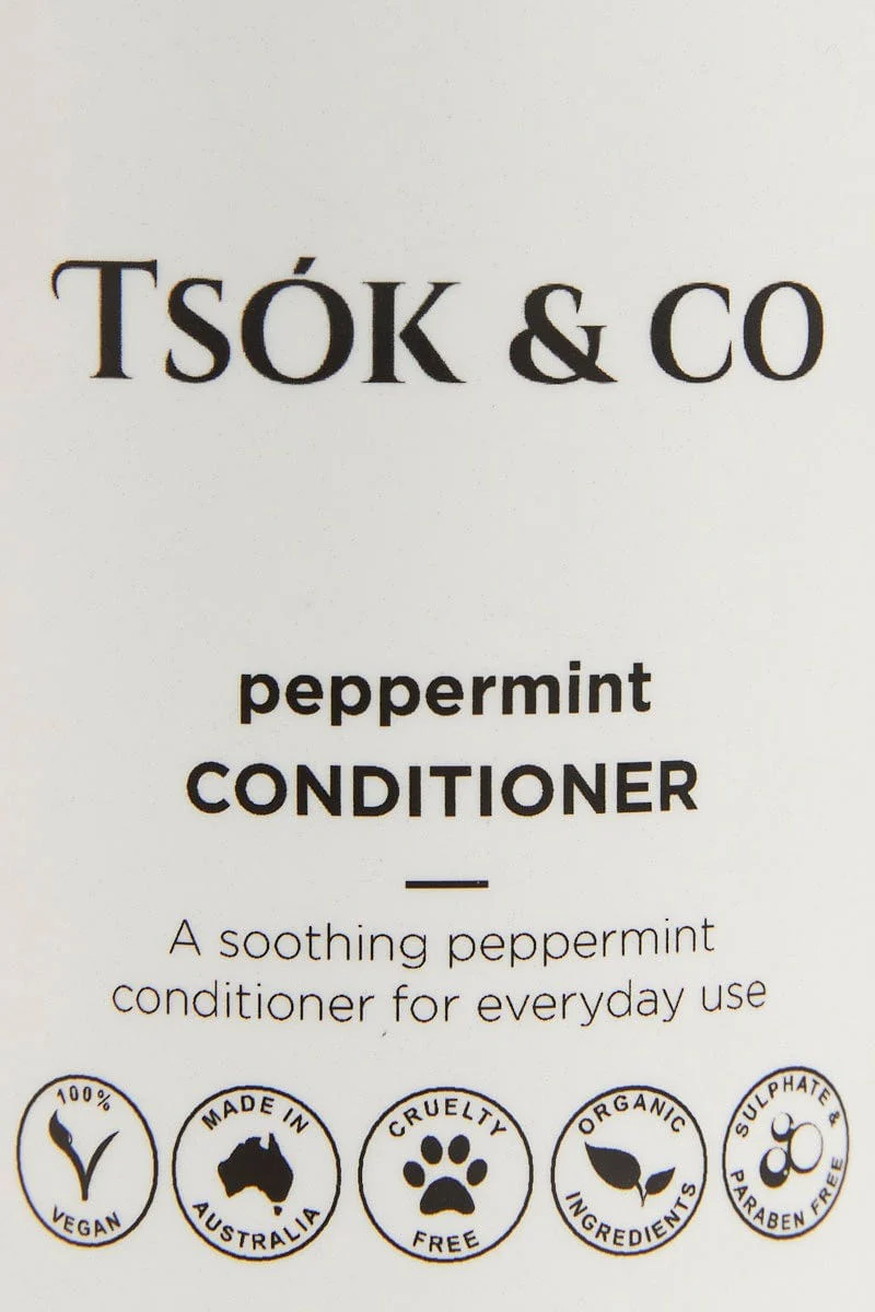 White Tsok And Co Peppermint Conditioner 250Ml