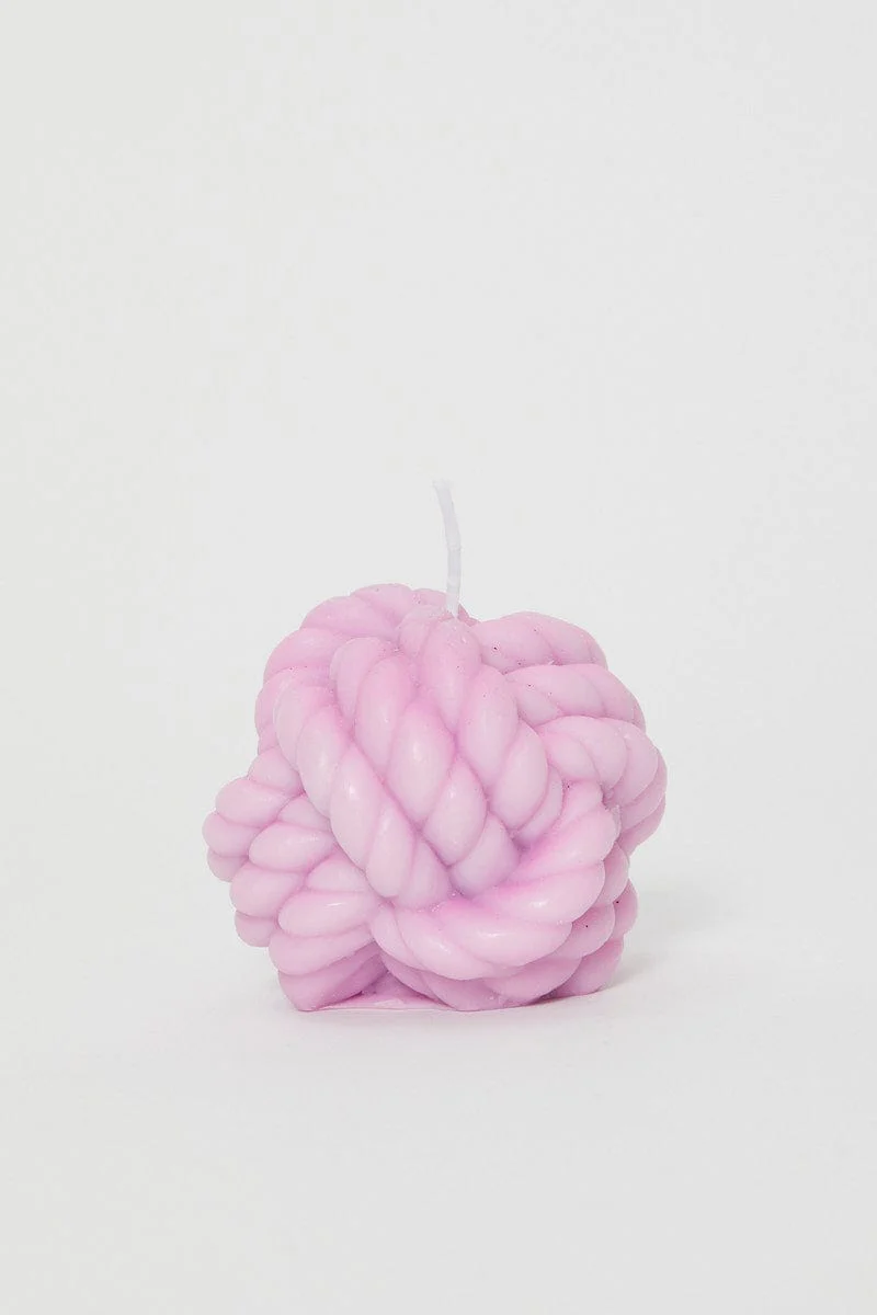 Purple Scented Candle