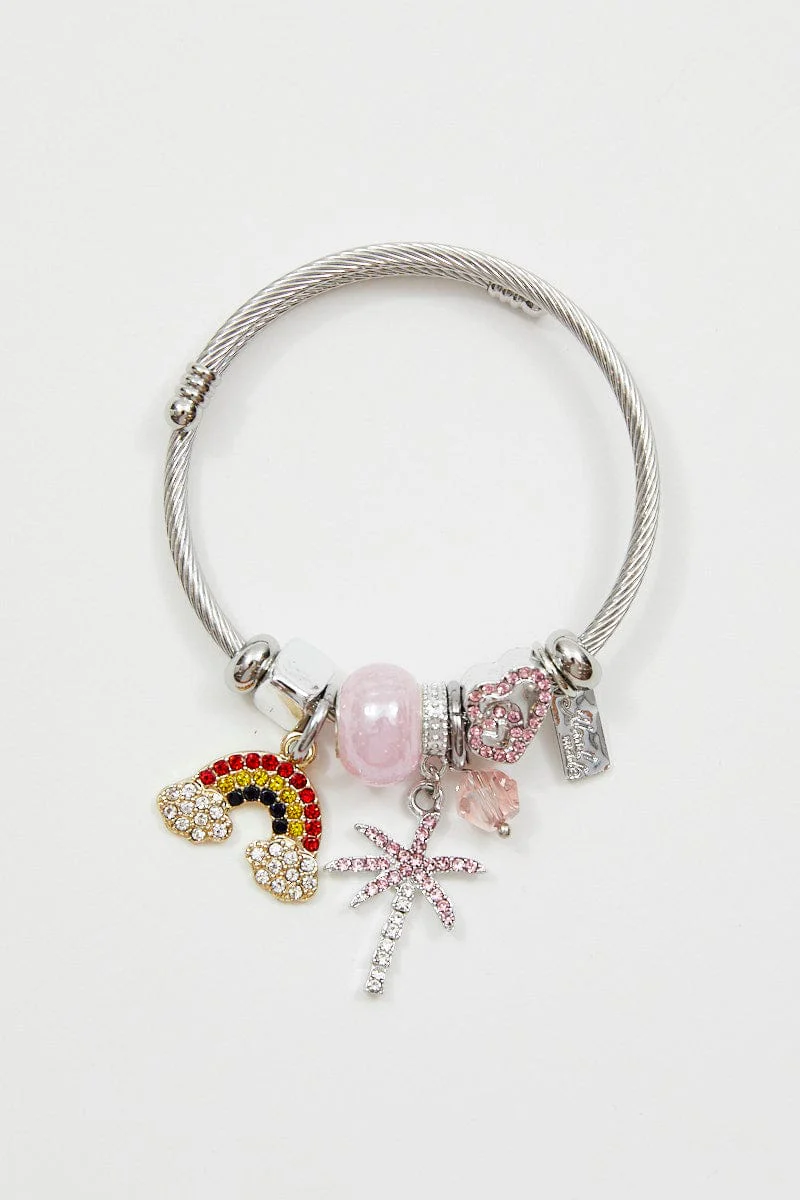 Pink Charm Bracelet