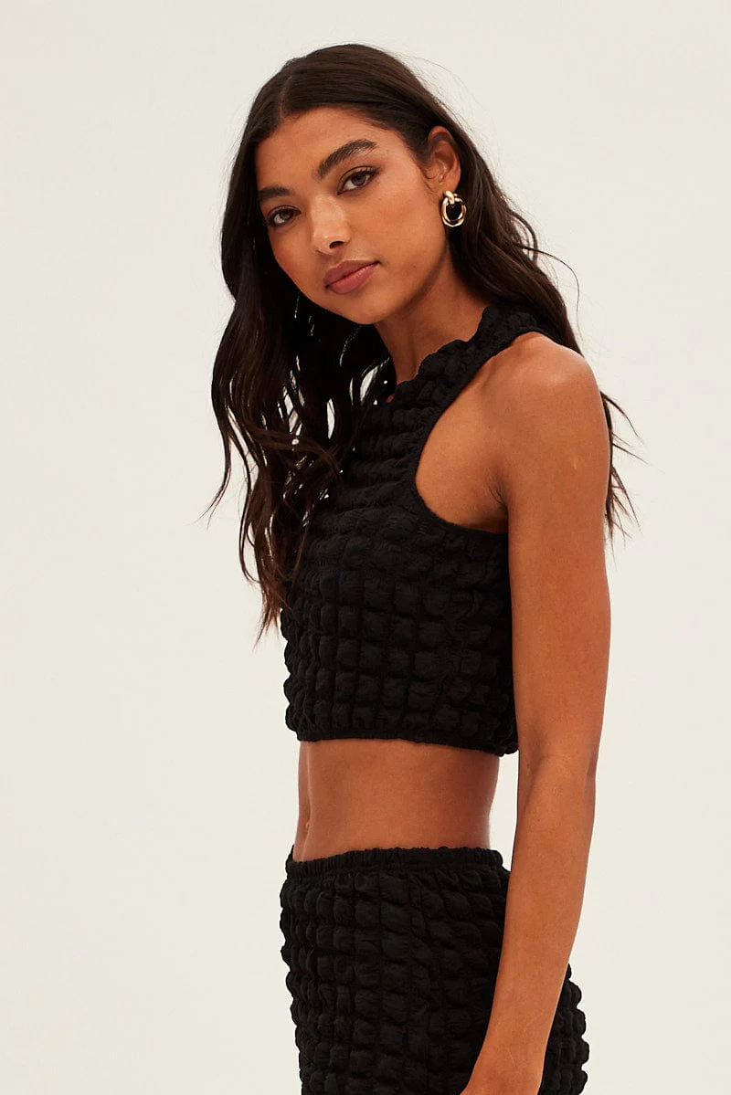 Black Crop Top