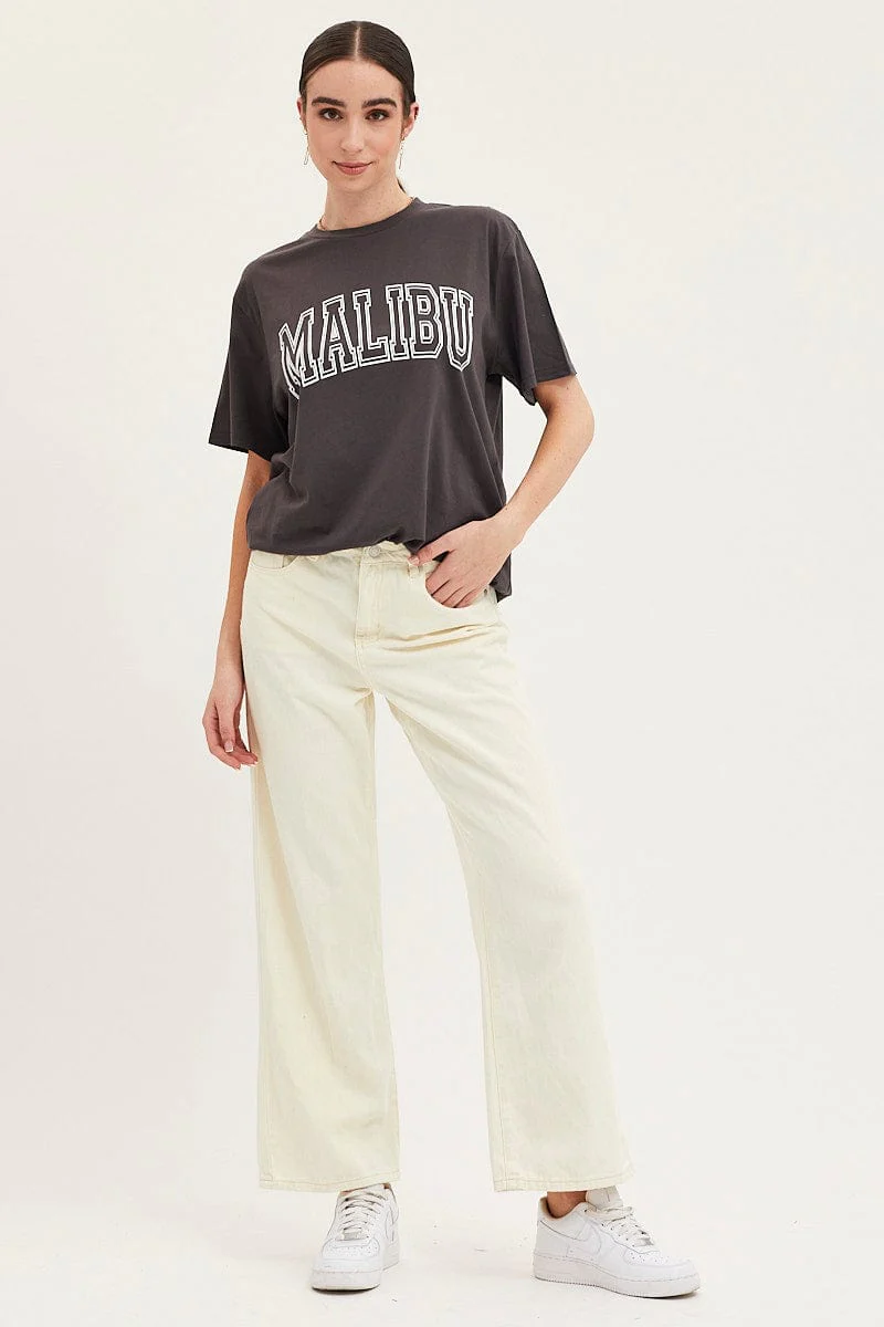 Black Graphic T Shirt