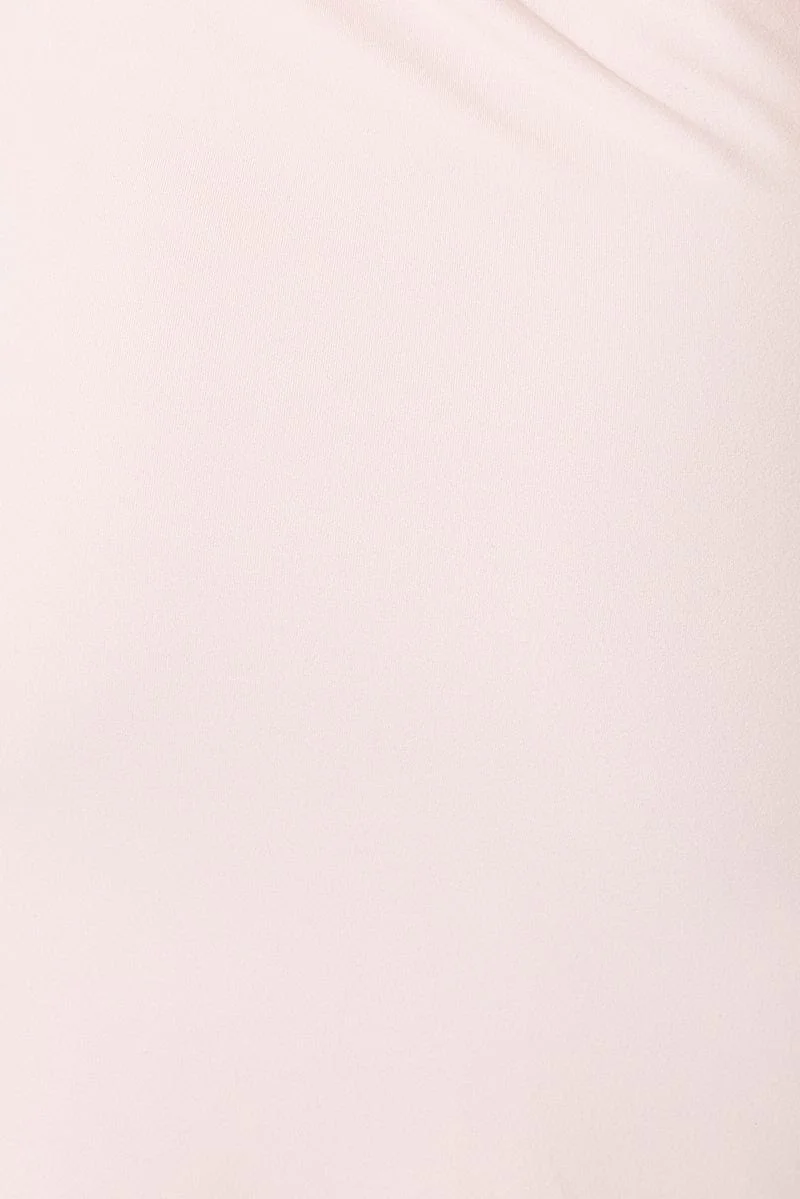 Pink Supersoft Dress Short Sleeve Crew Neck