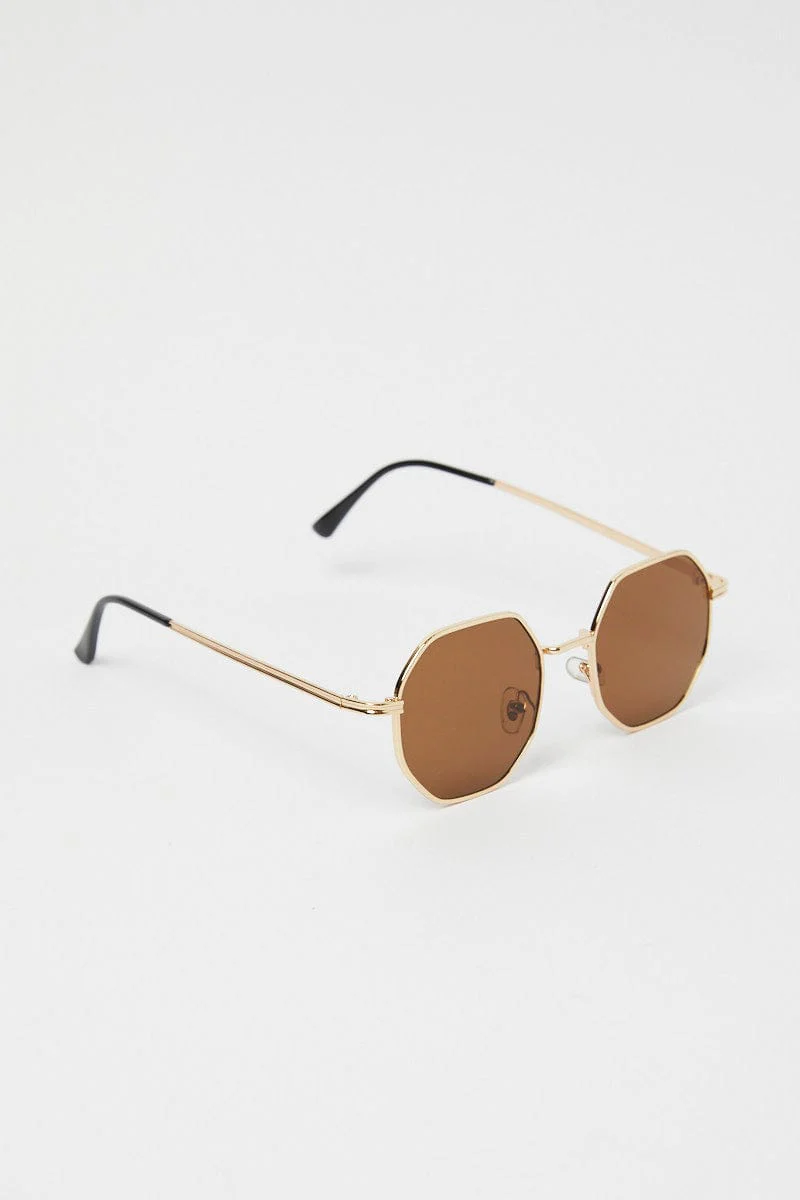 Brown Fashion Sunglasses