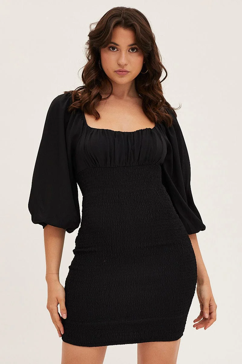 Black Bodycon Dress