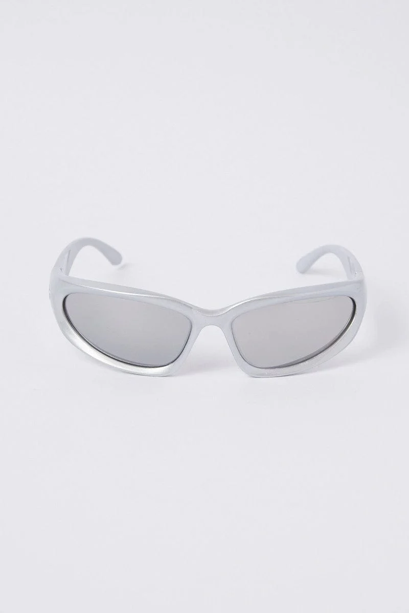 Silver Fashion Sunglasses