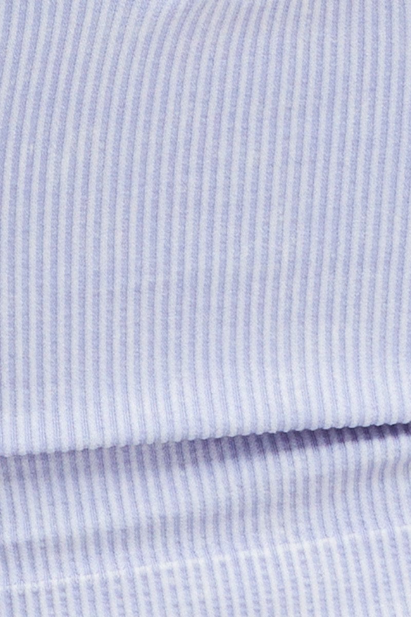 Purple Tank Crop Top Seamless