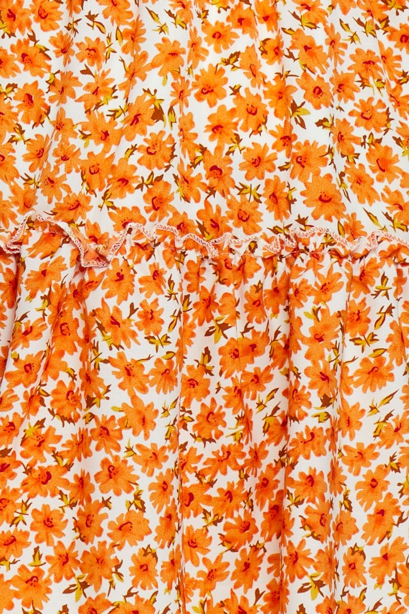 Print Mini Skater Skirt