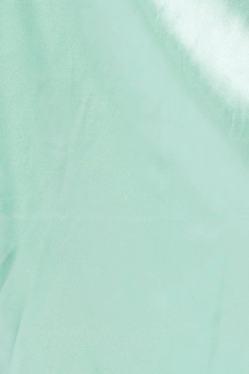 Green Tie Side Cut Out Maxi Dress