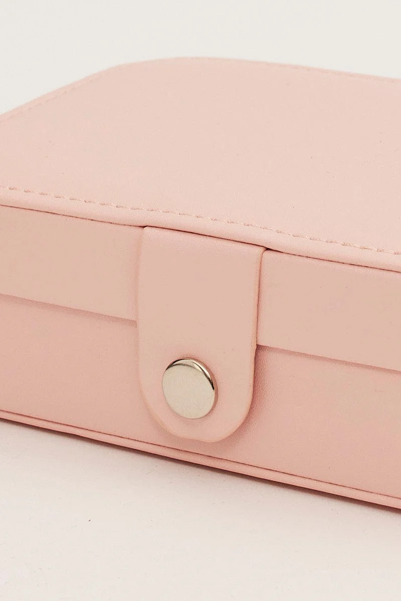Pink Jewellery Storage Box