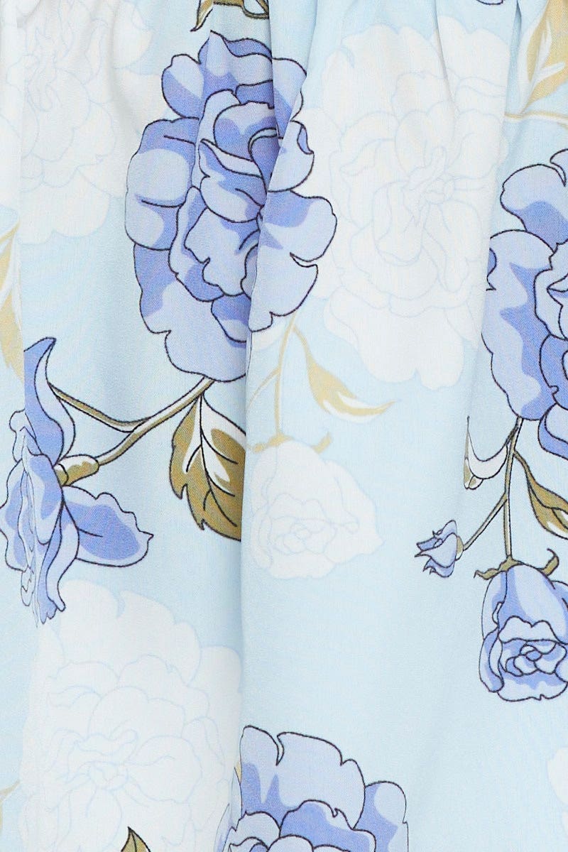 Print Cami Top Sleeveless Tie Up