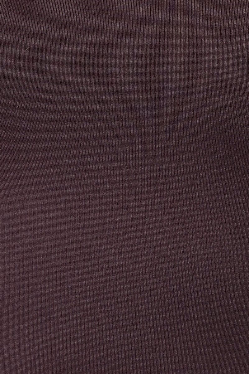 Brown Supersoft Top Short Sleeve