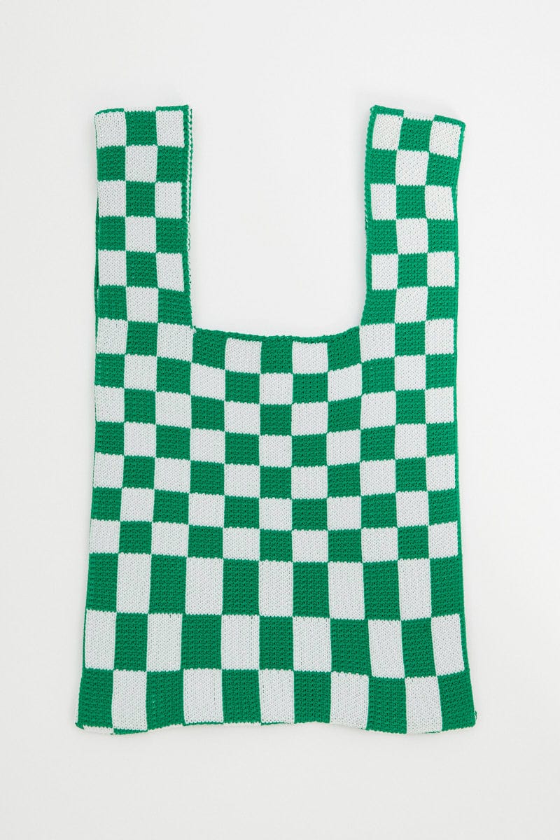 Green Crochet Bag