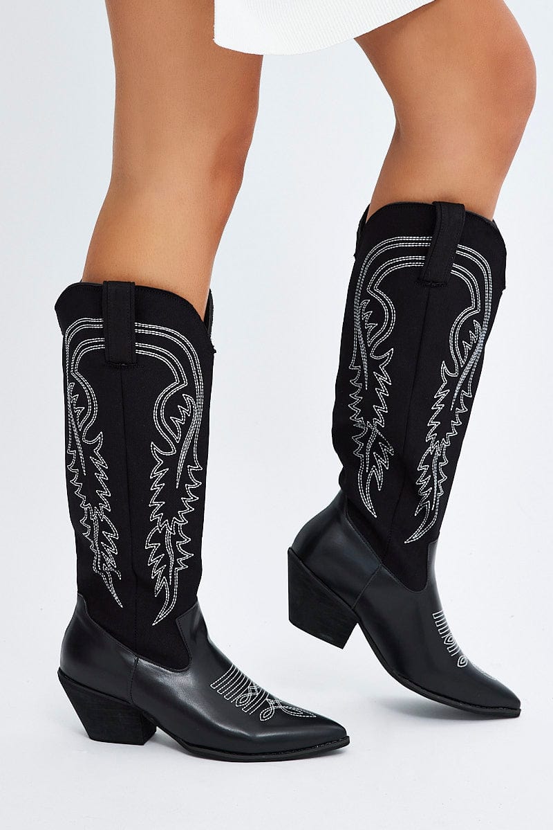 Black Western Boots