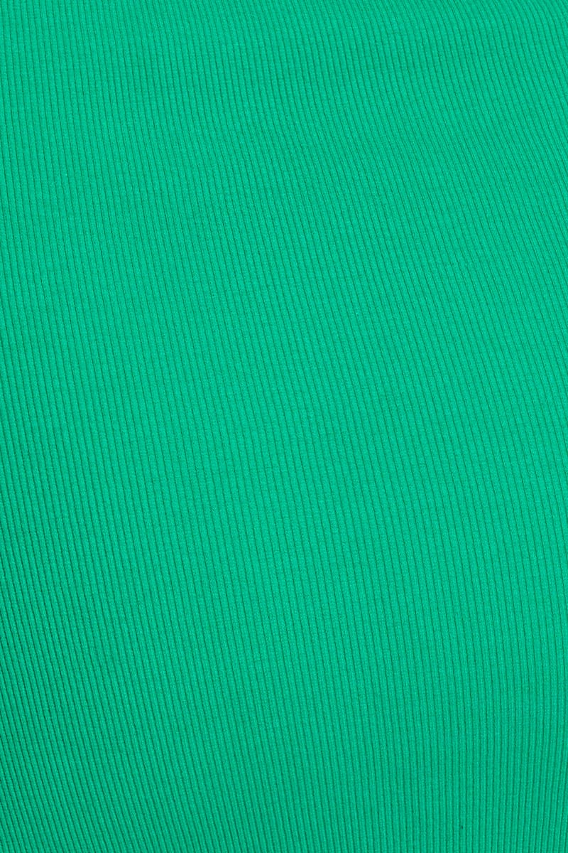 Green Bodycon Dress Sleeveless Midi