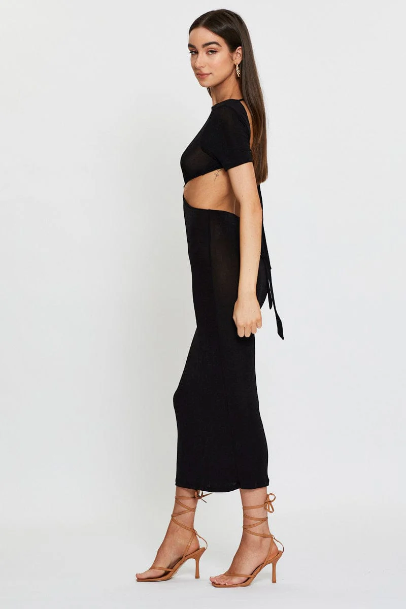 Black Maxi Dress Bodycon