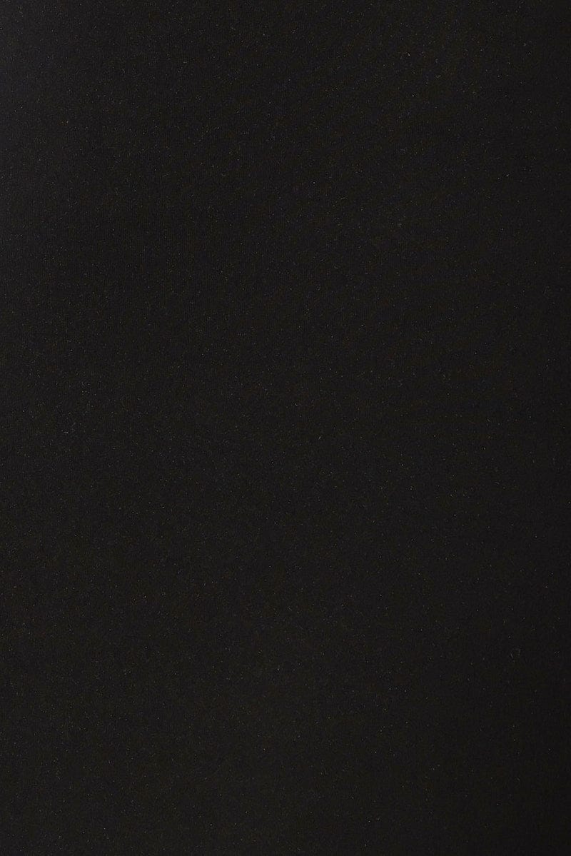 Black Supersoft Slim Fit Maxi Dress