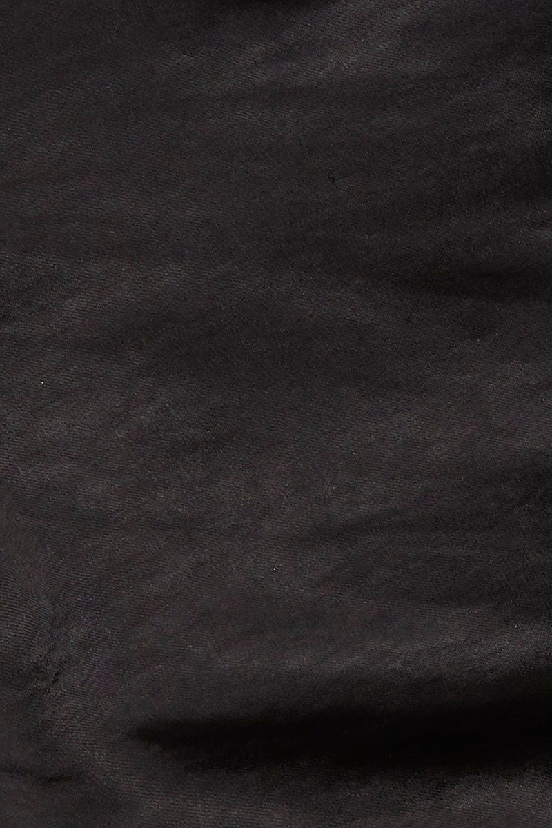 Black Satin Cami Top