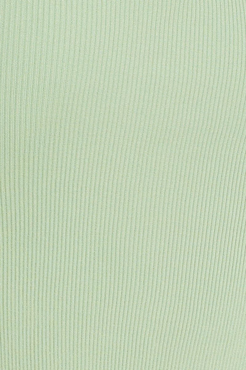 Green Knit Dress Bodycon