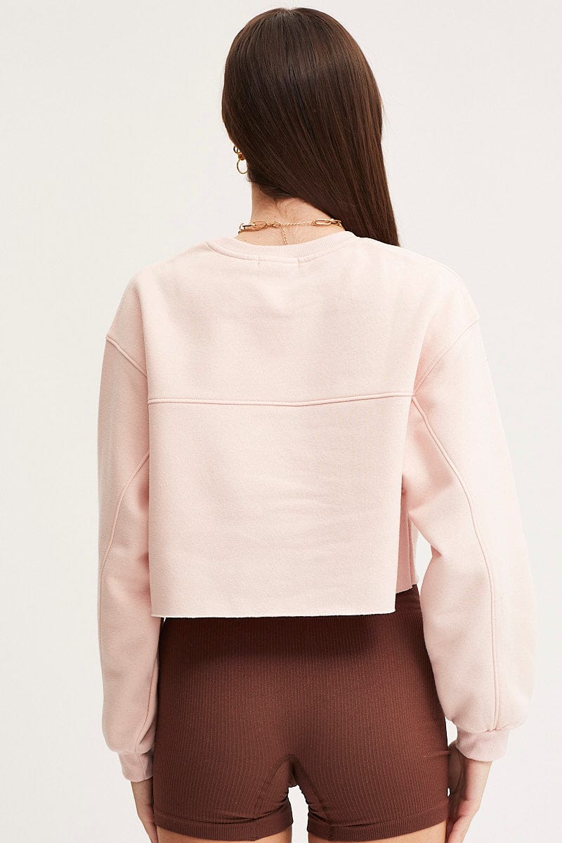 Pink Graphic T Shirt Short Sleeve Crop