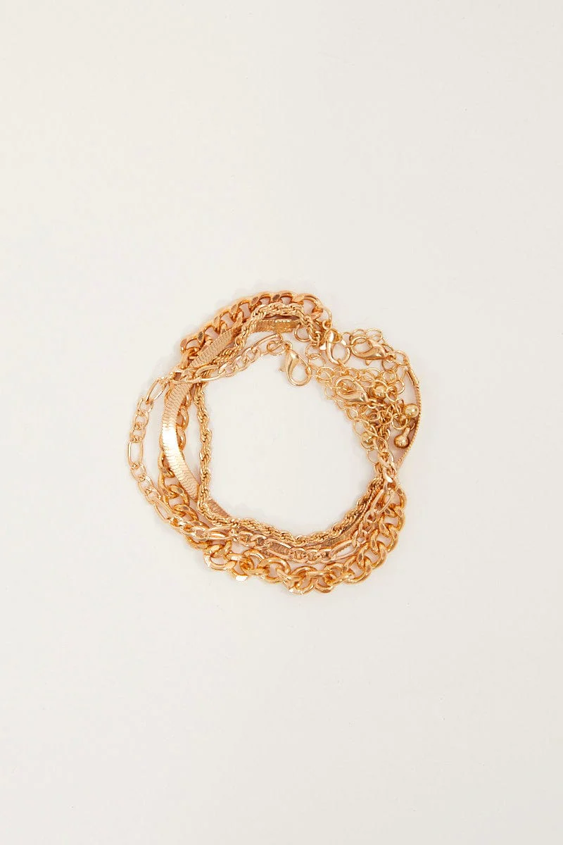 Mixed Chain Bracelet Set